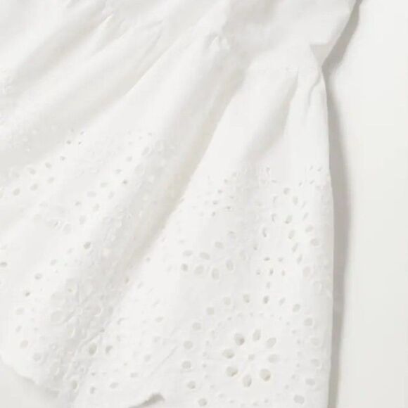 Mango Broderie anglaise Women's cotton dress White - Picture 7 of 7
